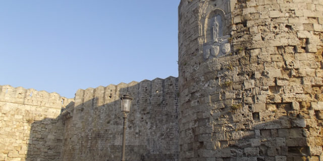 Le mura della città di Rodi