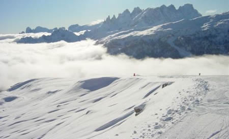 Dolomiti innevate in inverno